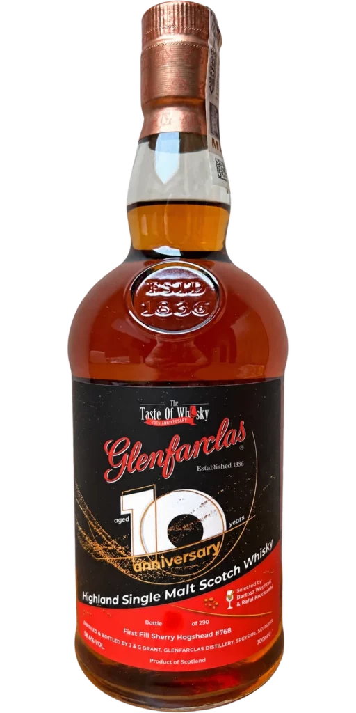Butelka Glenfarclas 2013 TTOW 10th Anniversary